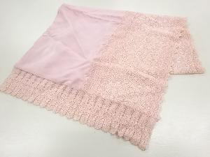 ビロードレース花模様ショール